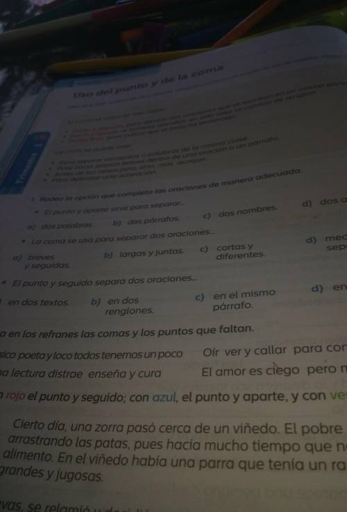 Alguien me puede ayudar con la guía quinto grado de la página 24 en español primer bimestre o trime