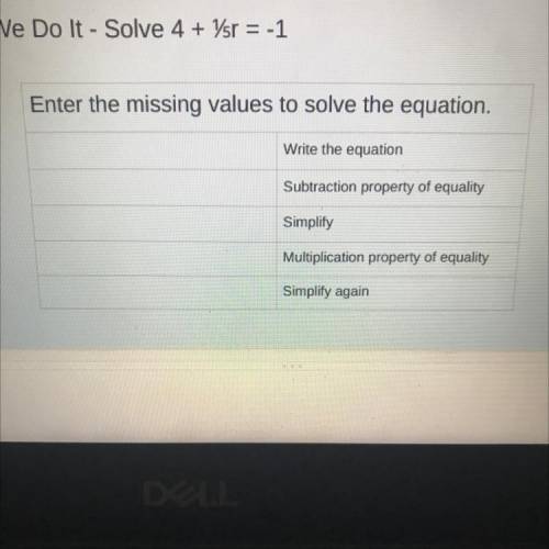 Help before 5pm

1. Write the equation
2. Subtraction property of equality 
3. Simplify 
4. Multip