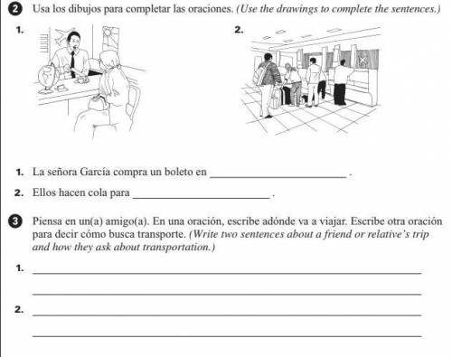 Can somebody help me out with this spanish work? If you could that'd be much appreciated!!