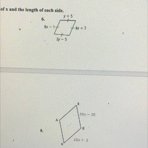 Can someone please help me please bro. Find the value of x and the length of each side. (You can do