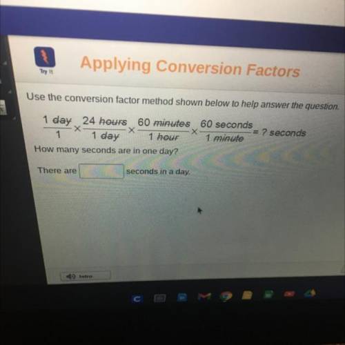 Use the conversion factor method shown below to help answer the question.

1 day 24 hours 60 minut