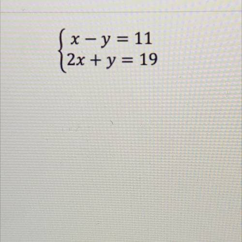 Can someone help me solve this using the adding method