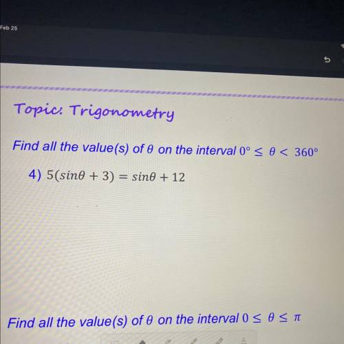 Please help!!! SEE PICTURE
PRECALC TRIG