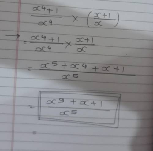 What is (x⁴ + 1/x⁴) by (x + 1/x)can anyone explain it by step pls ​