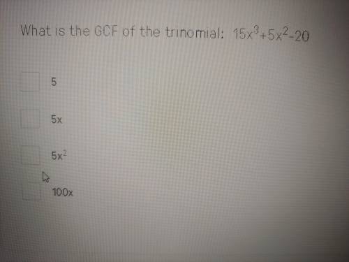 What is the GCF for this trinomial?