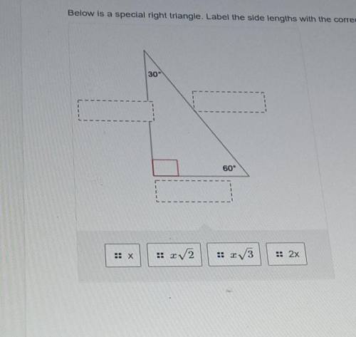 How do i correctly label the triangle?​