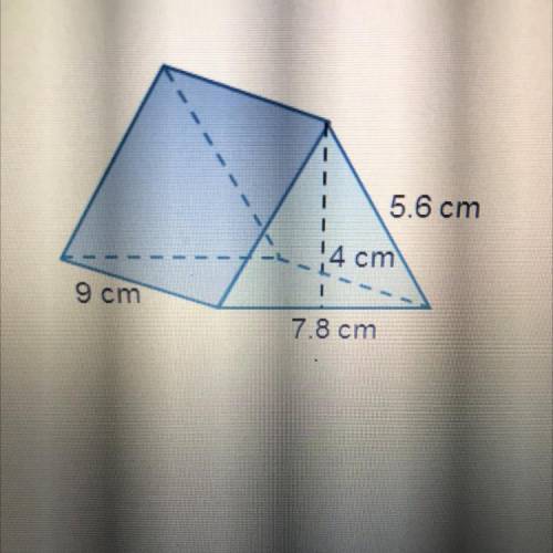What is the volume of the prism?
ft?