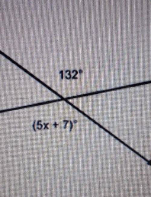 Find the value of x.A. 45B. 25C. 35D. 15​
