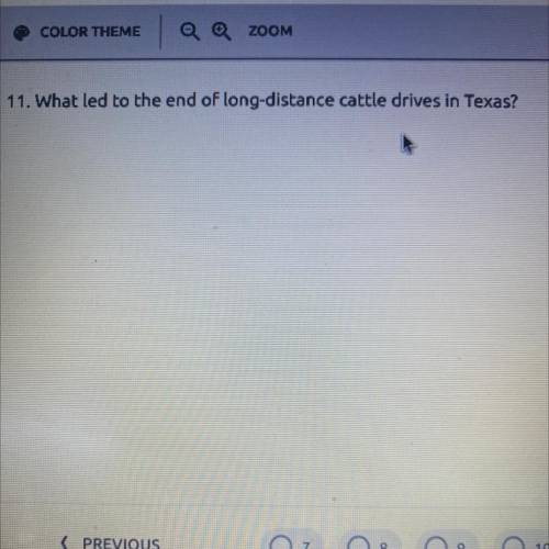 11. What led to the end of long-distance cattle drives in Texas?