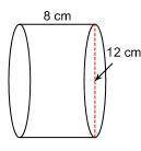 What's the volume of the following cylinder?

A.288.22 cm³
B.904.78 cm³
C.874.85 cm³
D.251.01 cm³