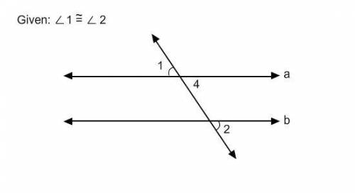 2 - How would you prove that ∠2 ≅∠4?

A.) Corresponding angles are supplementary. 
B.) Correspondi
