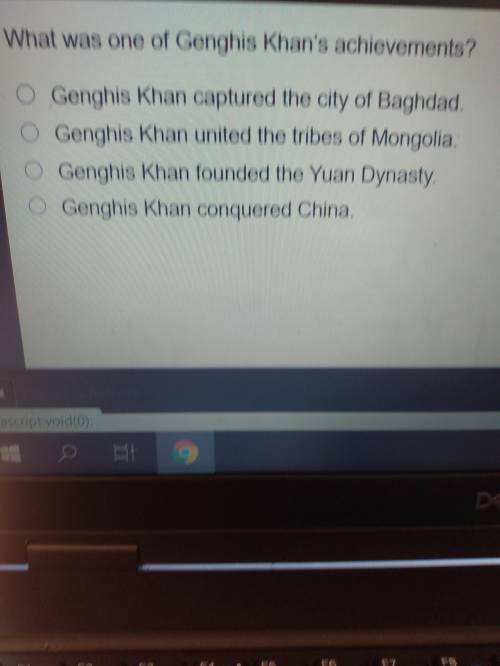 What was one of Genghis Khan's achievements