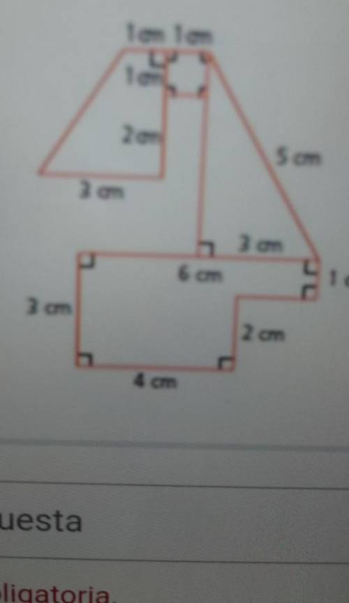El área de la siguiente figura falta una medida es 5...​