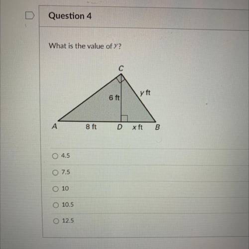 What is the value of y and x?
