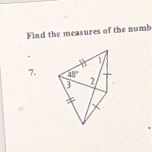 SOMEBODY BRO PLEASE HELP ME OUT. Find the measures of the numbered angles in each kite. DUED BY 11:
