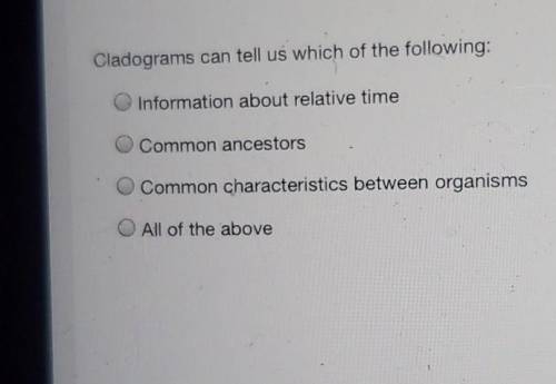 Please help question is in the picture and its due shortly its on cladograms:)​