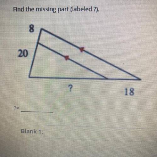 Find the missing part (labeled ?)