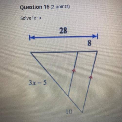 Plz help me and solve for x
