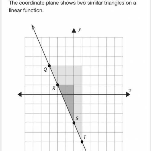 Use the Pythagorean Theorem to determine the lengths of QT−
and RS-. Show your work .