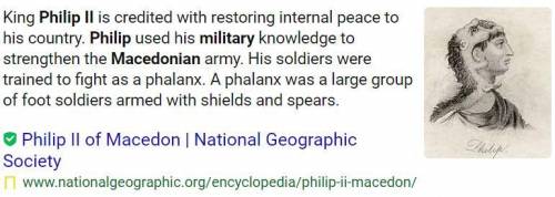 How did Philip II improve Macedonia’s military?