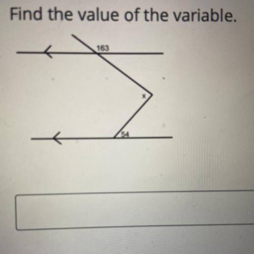 Find the value of the variable