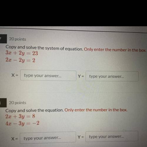 Identify the solutions for 7 and 8 (which is the ones I’m showing)