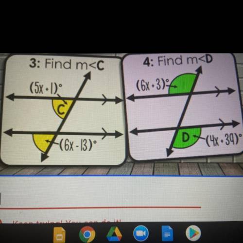 3: Find m
4: Find m
(5x+1).
(6x-3)4
+(6x-13)
D(4x39)
Please help I’m giving 15 points