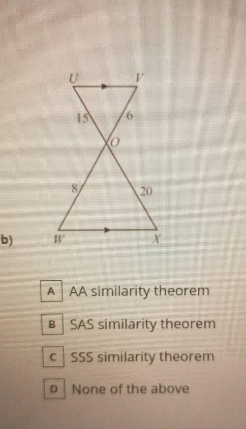 Are these triangles similar? If they are similar, mark all the possible similarity theorem(s) to rp