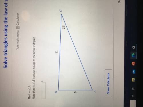 Solve triangles using the law of sines