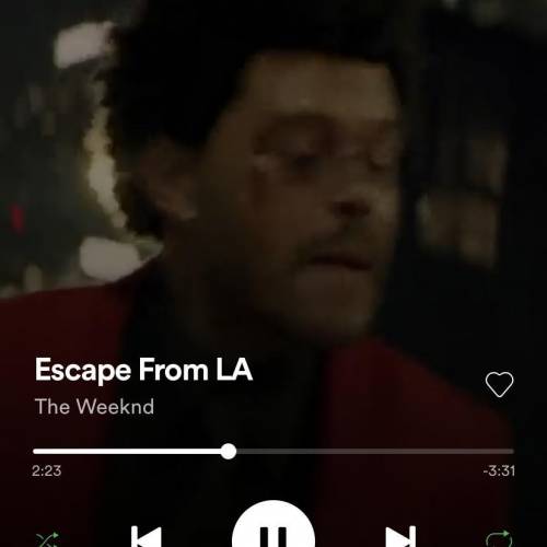 ￼hey guys i’m listening to the weeknd <3