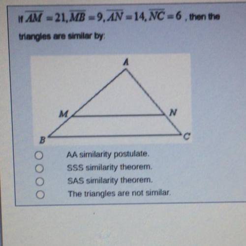 How are the triangles similar I’ll give you BRAINLIEST