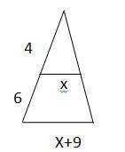 Given the figure as marked. What is x?