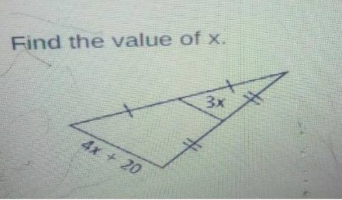 Find the value of x??​