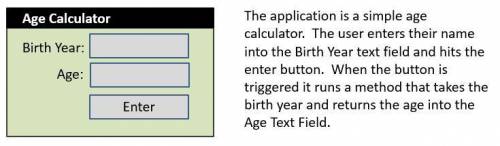 I need to calculate the age by birth year using JButton