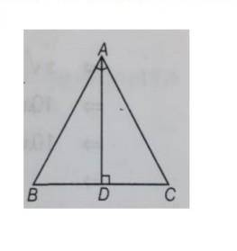 In the following figure, if bisector of angle A divides BC in the ratio 1:1 and 0 angle D 90 .

Wh