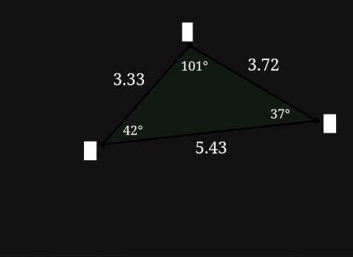 Determine the type of triangle that is drawn below.

Scalene RightIsosceles ObtuseEquilateralIsosc