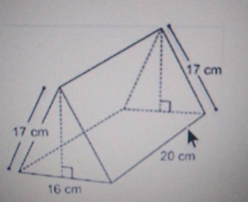 05.05 HC) A candy bar box is in the shape of a triangular prism. The volume of the box is 2,400 cub