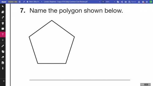 Name the polygon below I would give more point but this is easy I woke up so I don't wanna think