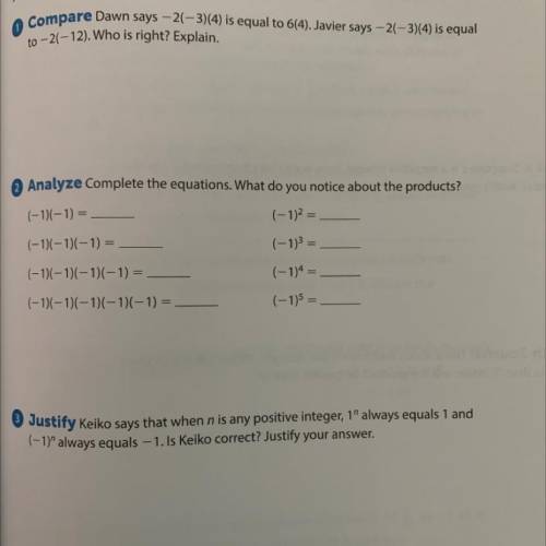 Please ONLY Answer #3