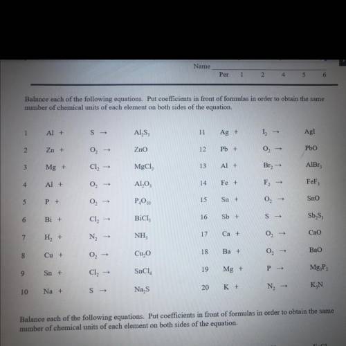 Please please please someone give me the answers to all of these our teacher is very bad at explain