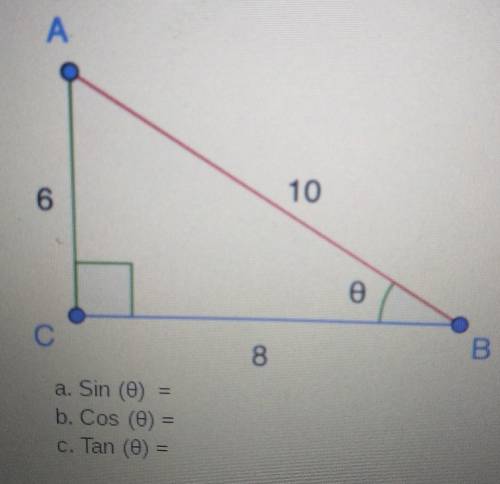 I need help finding the sin cos tan​