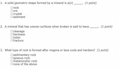 Help please its only three questions!!