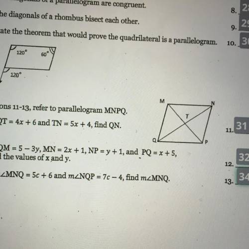 Need help on question 13