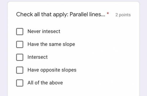 I need help in this, the parallel lines