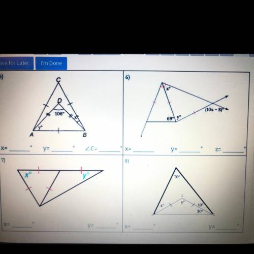 Can someone please help me on my equilateral,isosceles, and right triangle test????