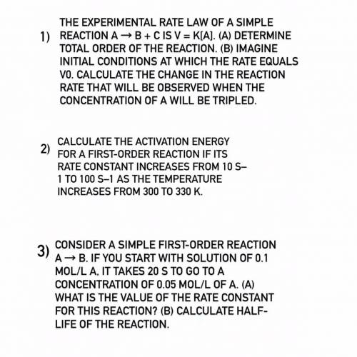 Please if you know chemistry help me with these 3 questions I will give Brainlist. Please