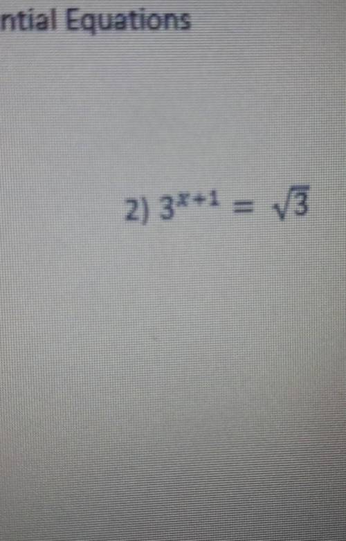 How do you do the exponential equation factoring for this proble.​