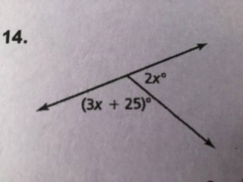 Classify the pair of angles, then find the value of X please help me