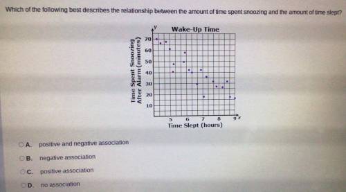 I am trying to find the relationship between the amount of time spent snoozing and the amount of ti