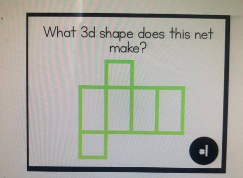 What 3d shape does this net
make?
